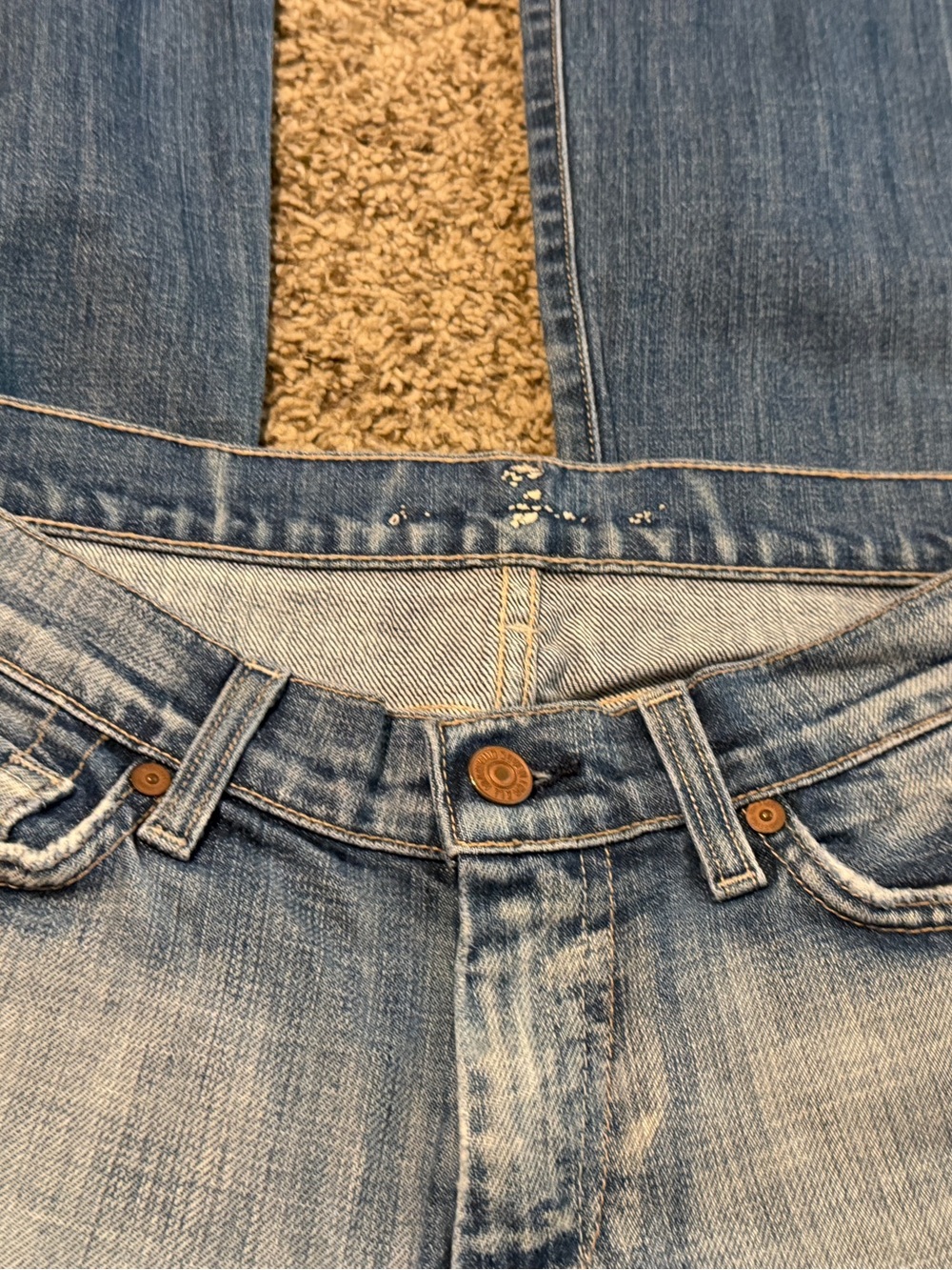7 for All Mankind DOJO Light Blue Denim Jeans, SIZE 28 - Picture 4 of 13